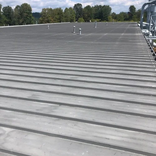 Commercial metal roofing project at USDA Woods Education Center in Central Pennsylvania, completed by RTG Solutions in October 2023. Commercial metal roofing project at USDA Woods Education Center in Central Pennsylvania, completed by RTG Solutions in October 2023. This was RTG Solution's first government and prevailing wage project.